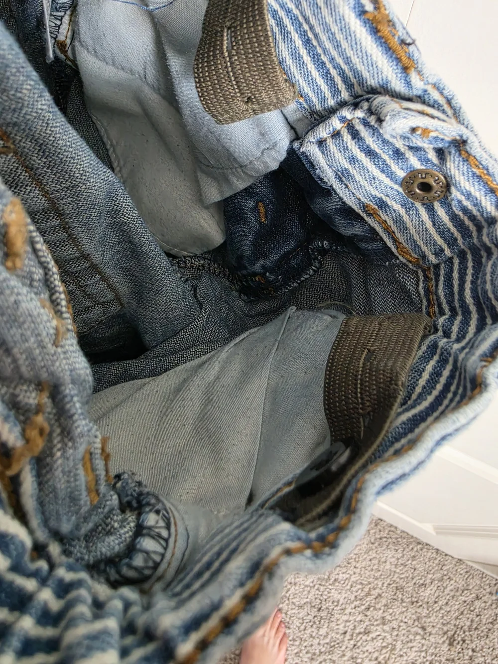 OshKosh B'gosh Kids Denim Jeans in Washed Blue genuine kids 2t adjustable waist
